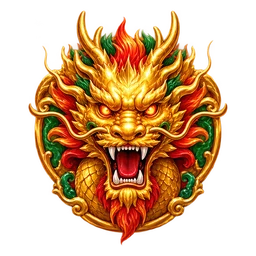 Golden Dragon symbol art